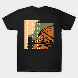 Abstract Lines And Soft Colors T-Shirt